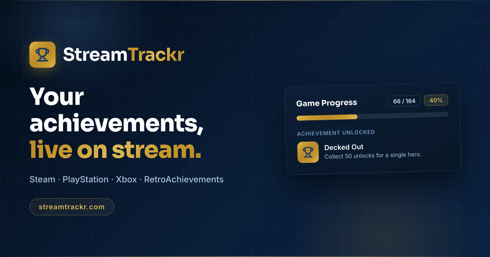 StreamTrackr aujourd'hui